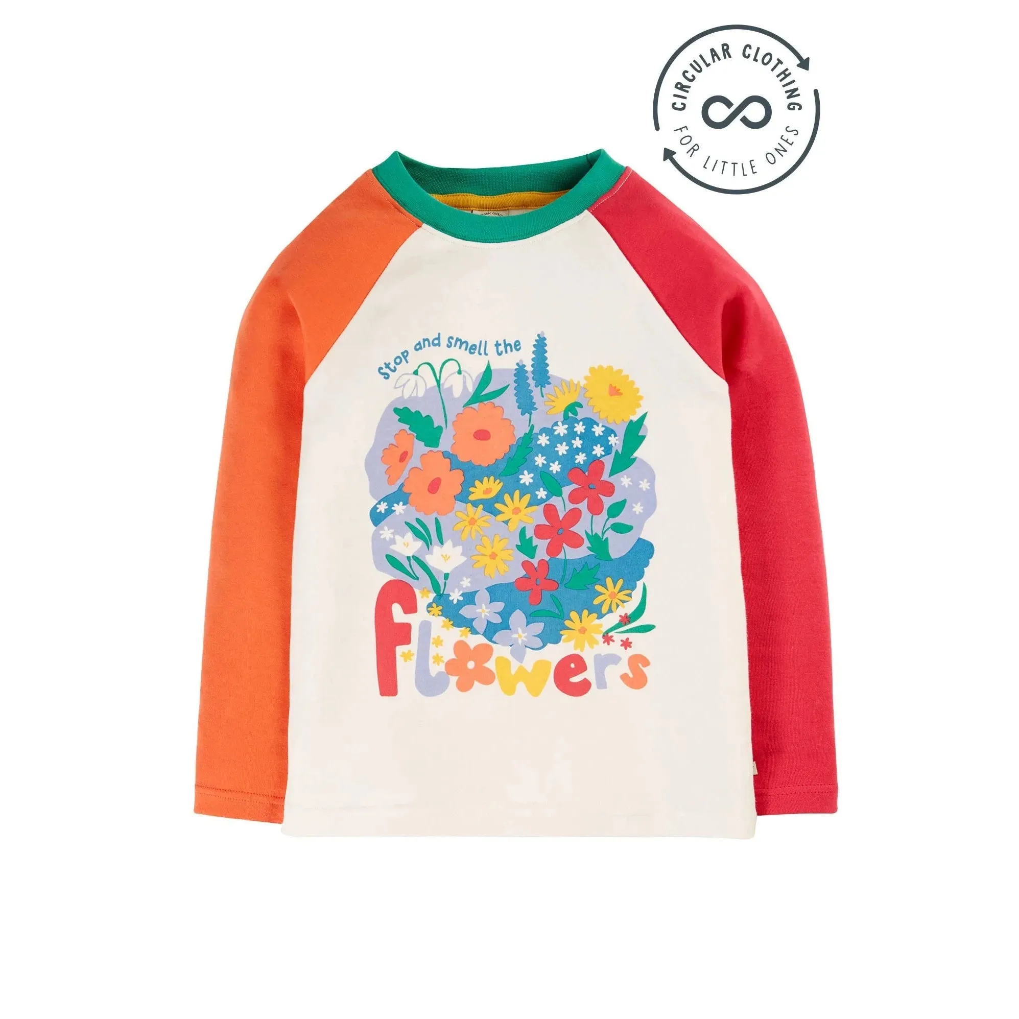 Soft White / Flowers Tamar Raglan