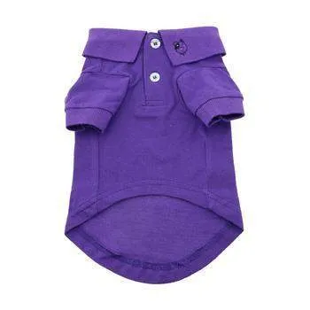 Solid Dog Polo Shirt - Ultra Violet