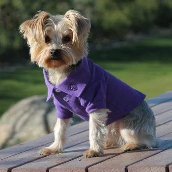 Solid Dog Polo Shirt - Ultra Violet