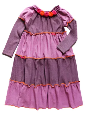 Sophie Catalou Amethyst Jersey Toddler Midi Dress Size 2