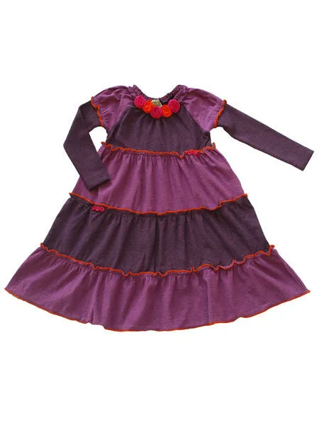 Sophie Catalou Amethyst Jersey Toddler Midi Dress Size 2