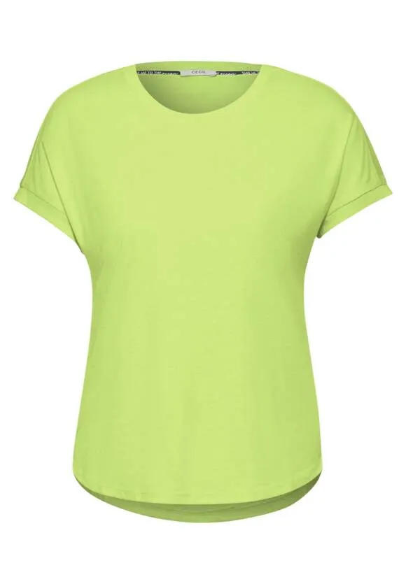 Sparkle T Shirt in Blue or Lime green Cecil 321644