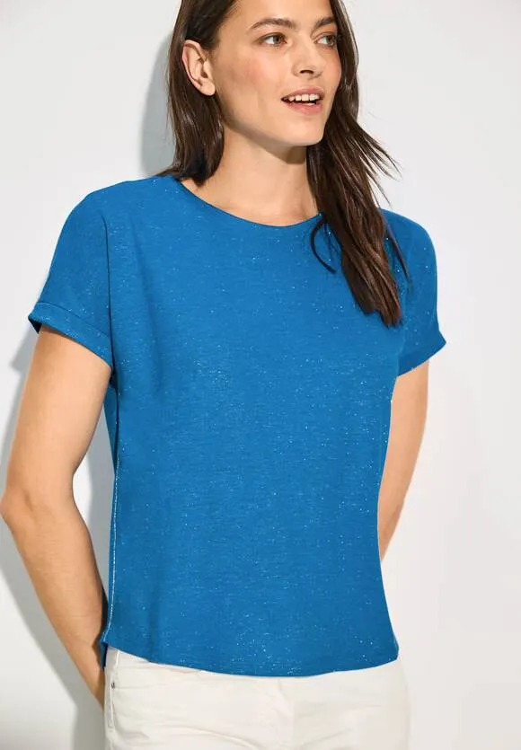 Sparkle T Shirt in Blue or Lime green Cecil 321644