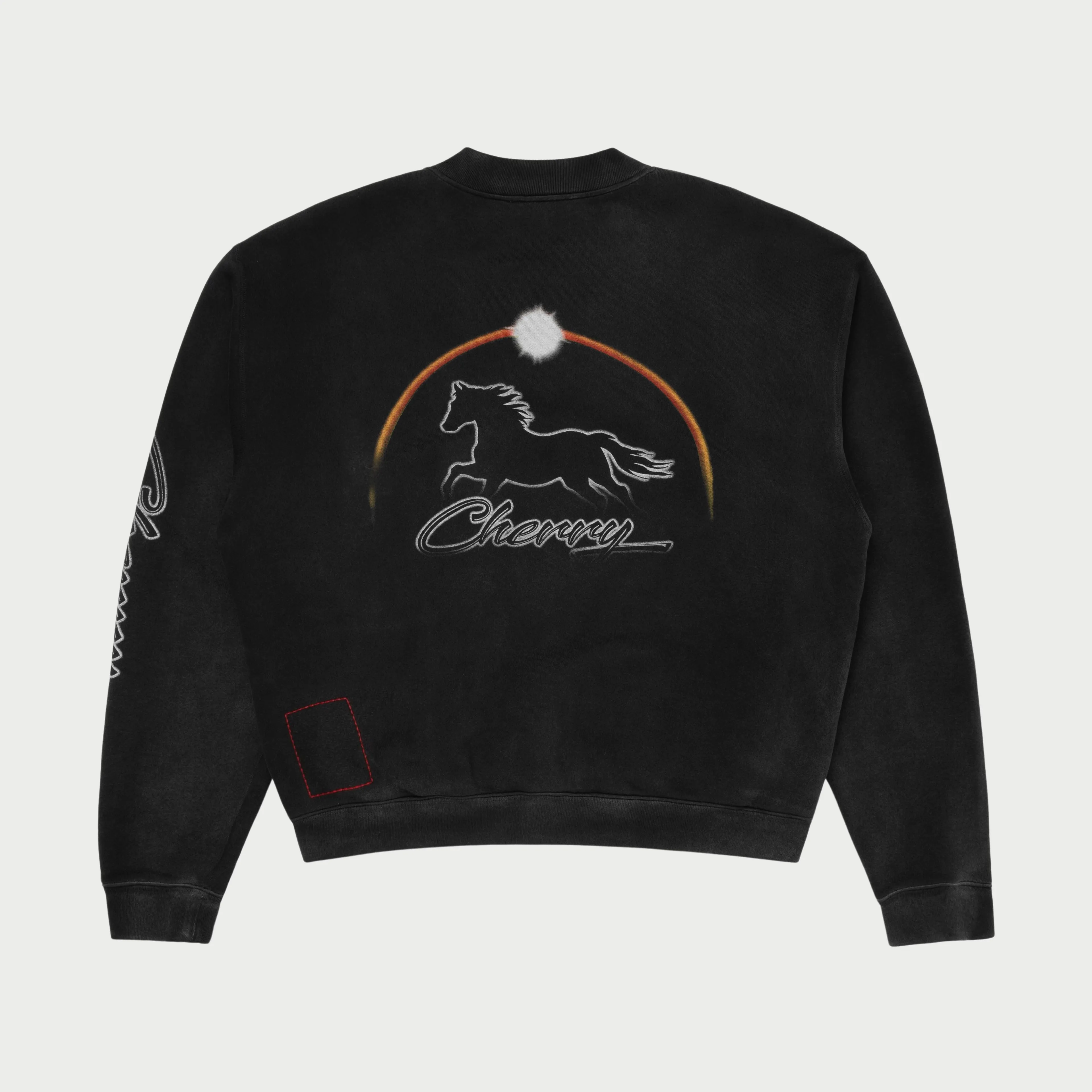 Stardust Henley Crewneck (Vintage Black)