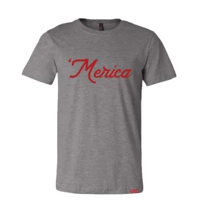 STAS MERICA TSHIRT - HEATHER GREY