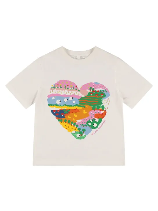 Stella McCartney Kids   Printed cotton jersey t-shirt 