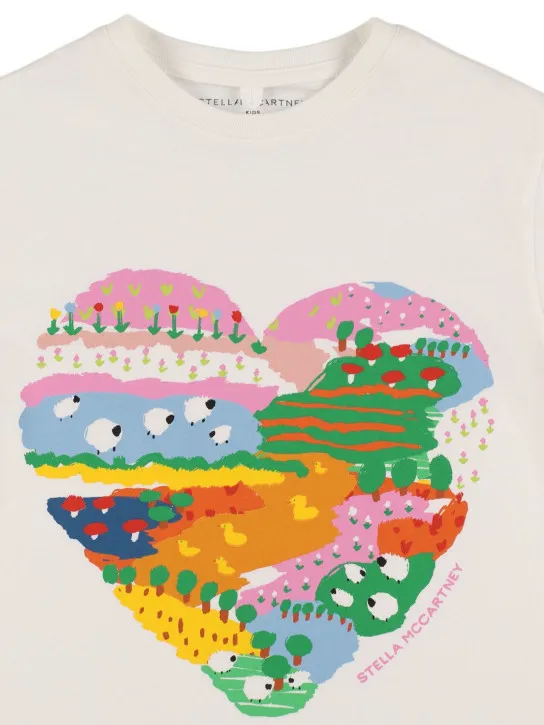 Stella McCartney Kids   Printed cotton jersey t-shirt 