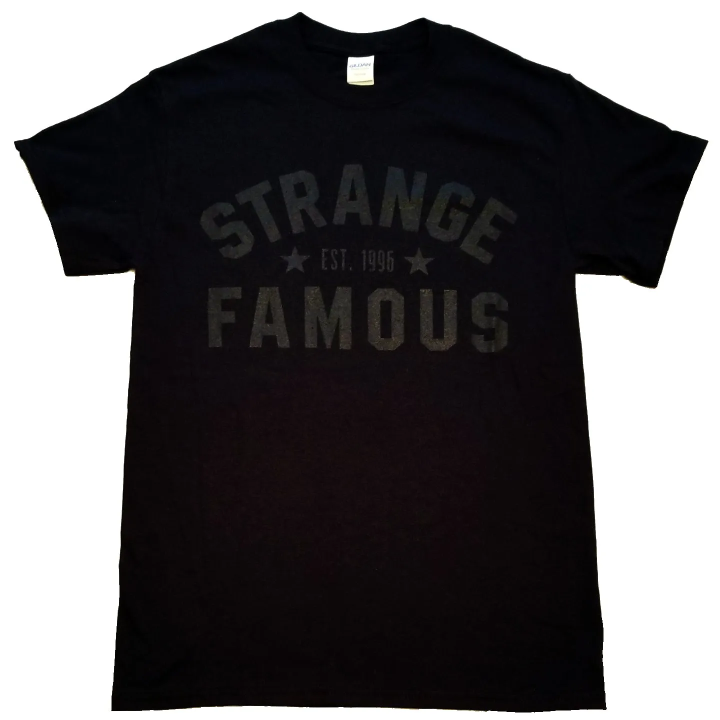 Strange Famous "Est. 1996" Black-on-BLACK T-Shirt