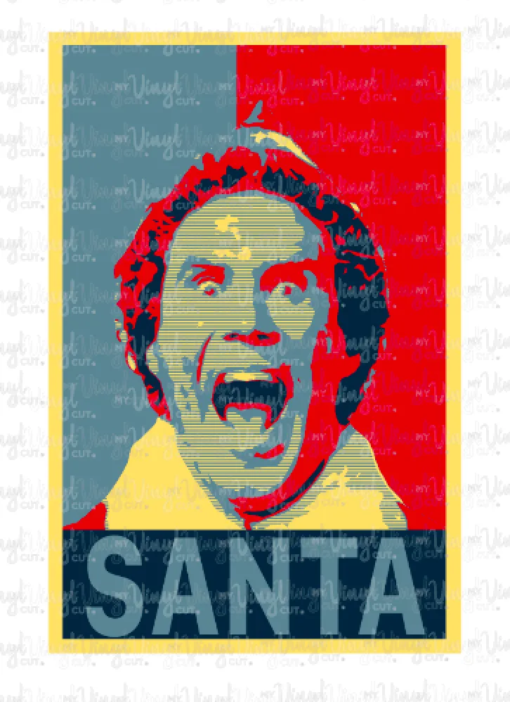 Sublimation Transfer Buddy the Elf Santa