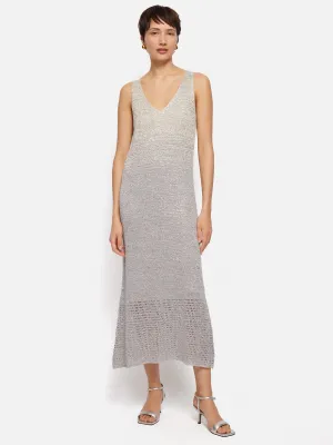 Summer Sparkle Knitted Dress | Silver