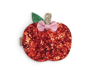 Sweet Wink Sequin Apple Hair Clip