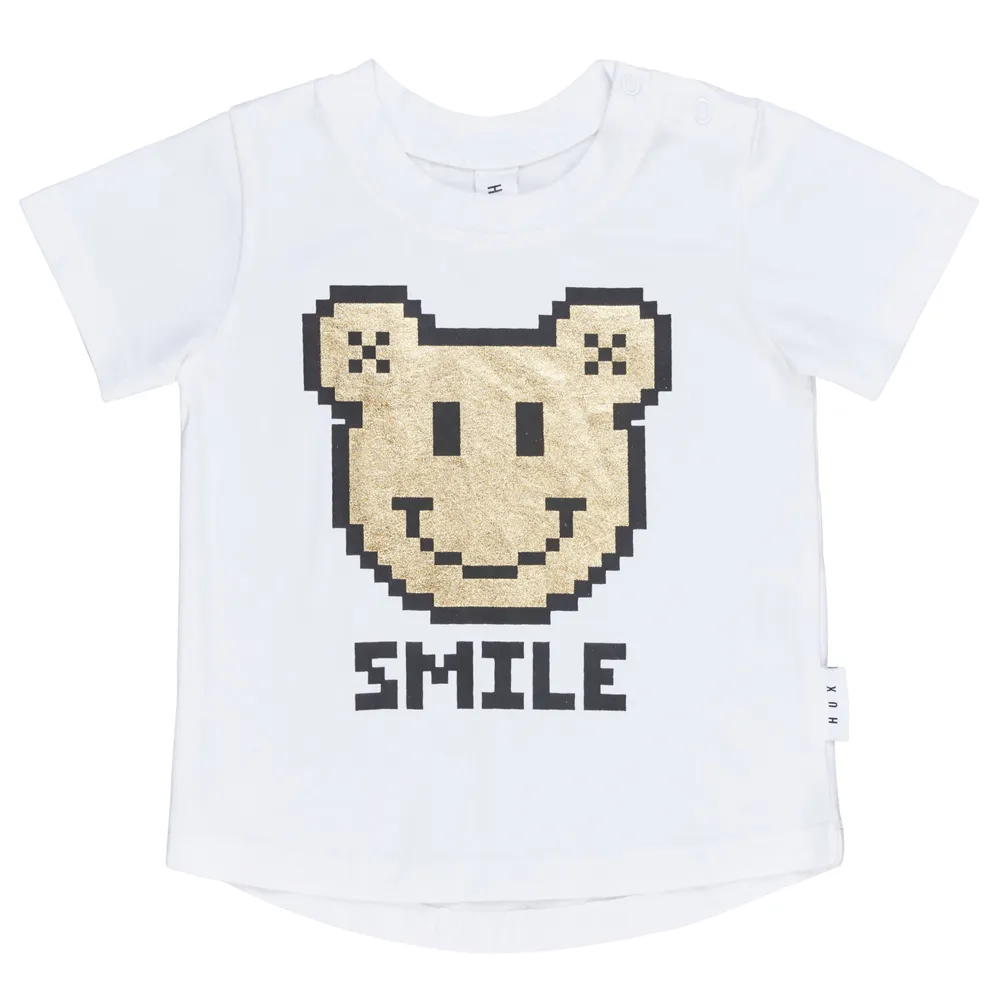 T-Shirt, Gold Digi Smile