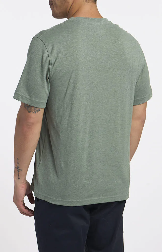 Tailor Vintage Hemp Cotton Jersey Short-Sleeve Henley