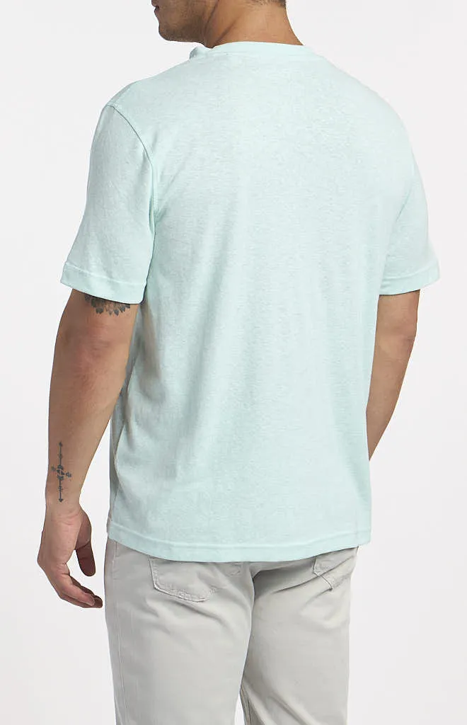 Tailor Vintage Hemp Cotton Jersey Short-Sleeve Henley