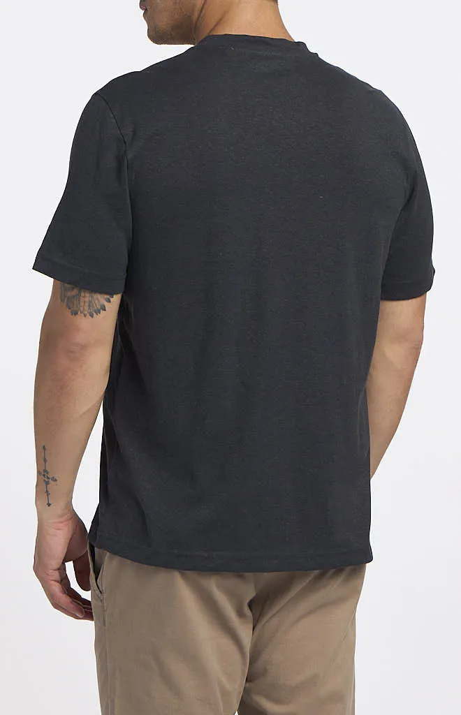 Tailor Vintage Hemp Cotton Jersey Short-Sleeve Henley