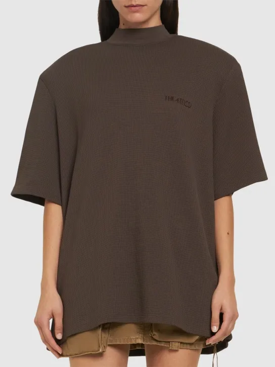 The Attico   Kilie cotton jersey t-shirt 