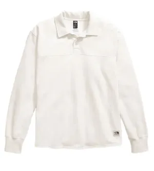 The North Face Women's Heritage Patch Rugby Shirt White Dune