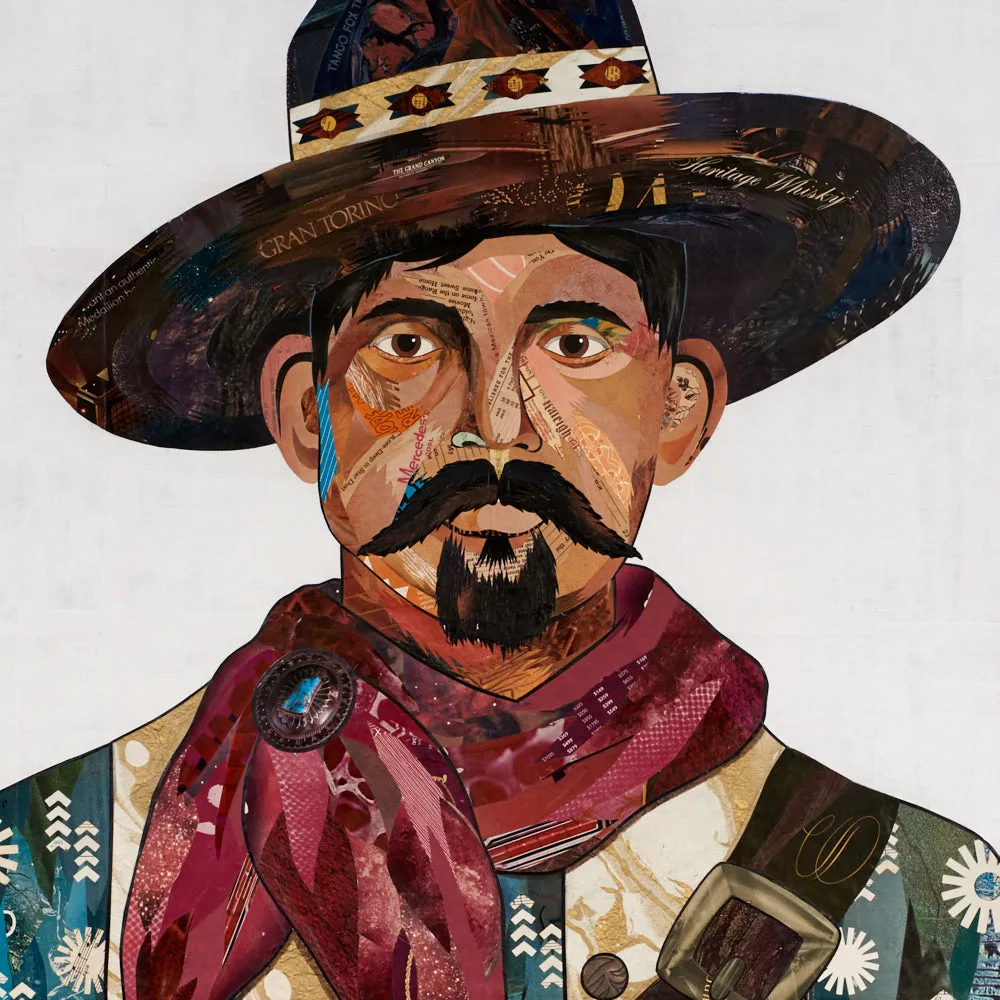 THE PROSPECTOR original paper collage