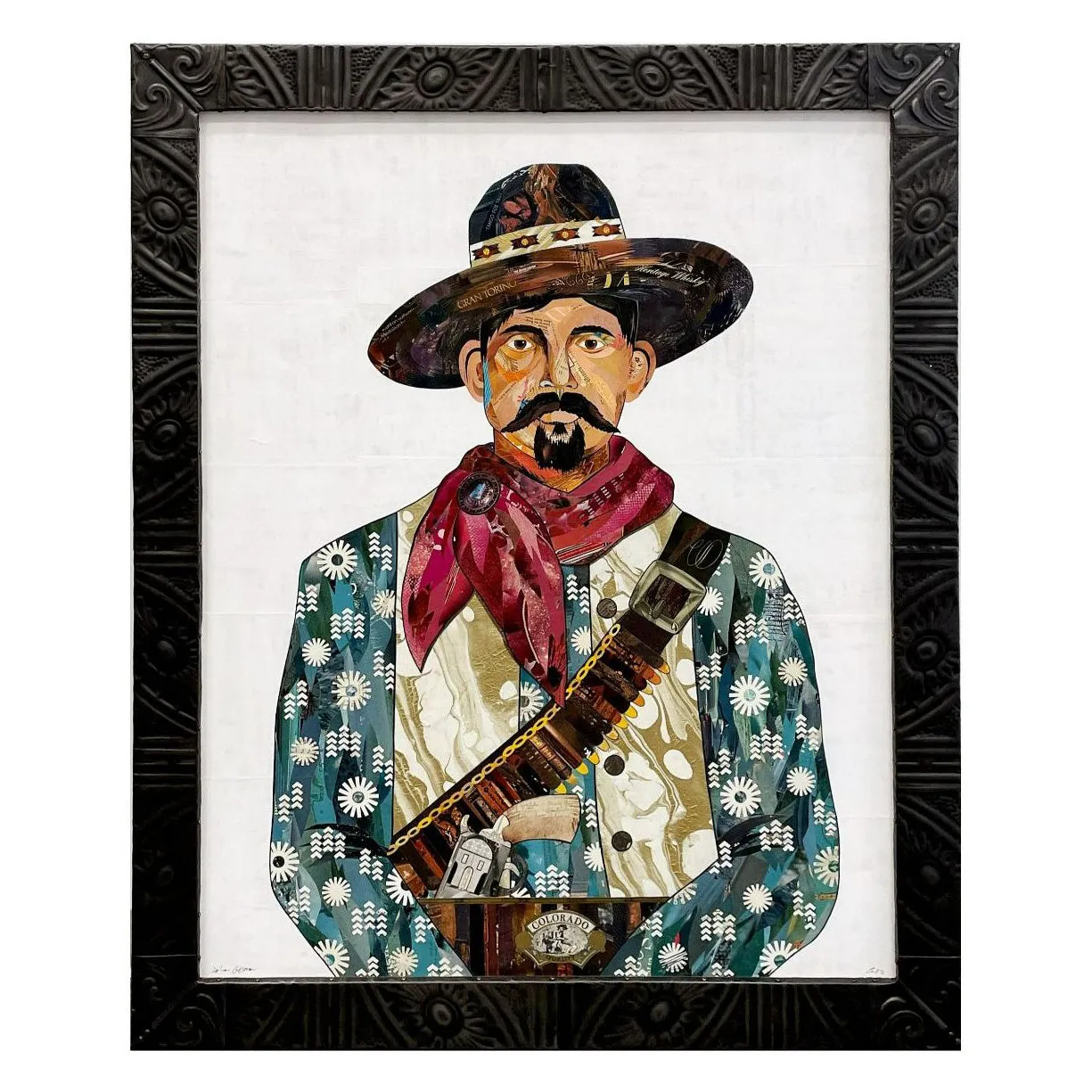 THE PROSPECTOR original paper collage