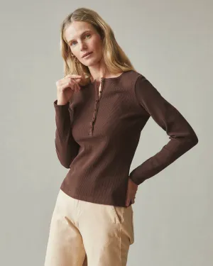 Thermal Henley - Chicory Coffee