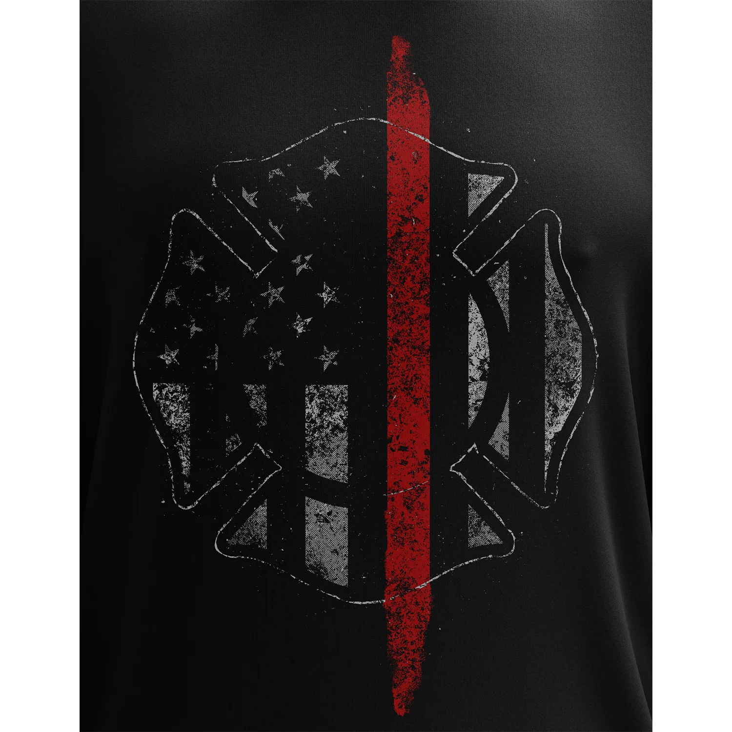 Thin Red Line Flag Long Sleeve Shirt