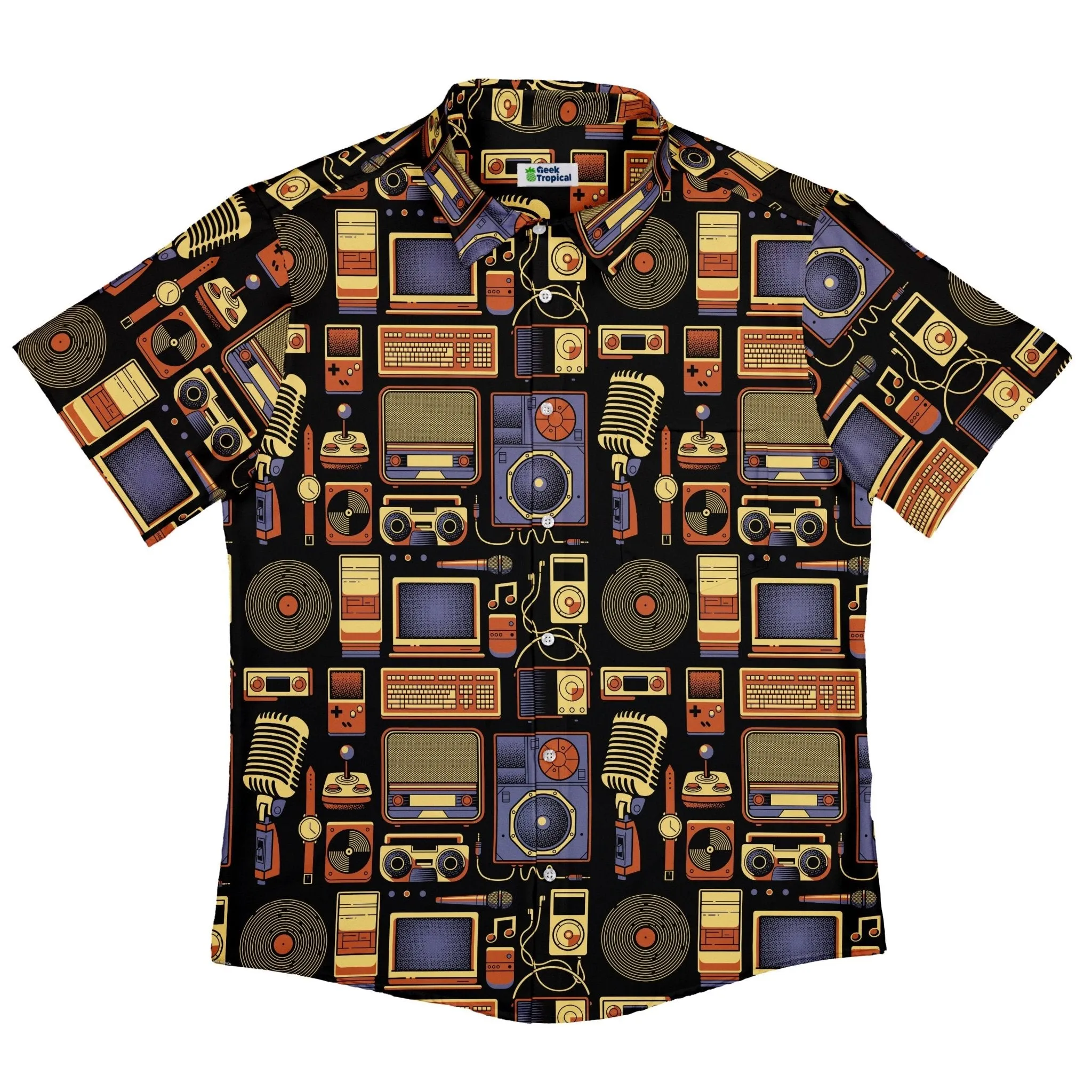 Throwback Tech Button Up Shirt