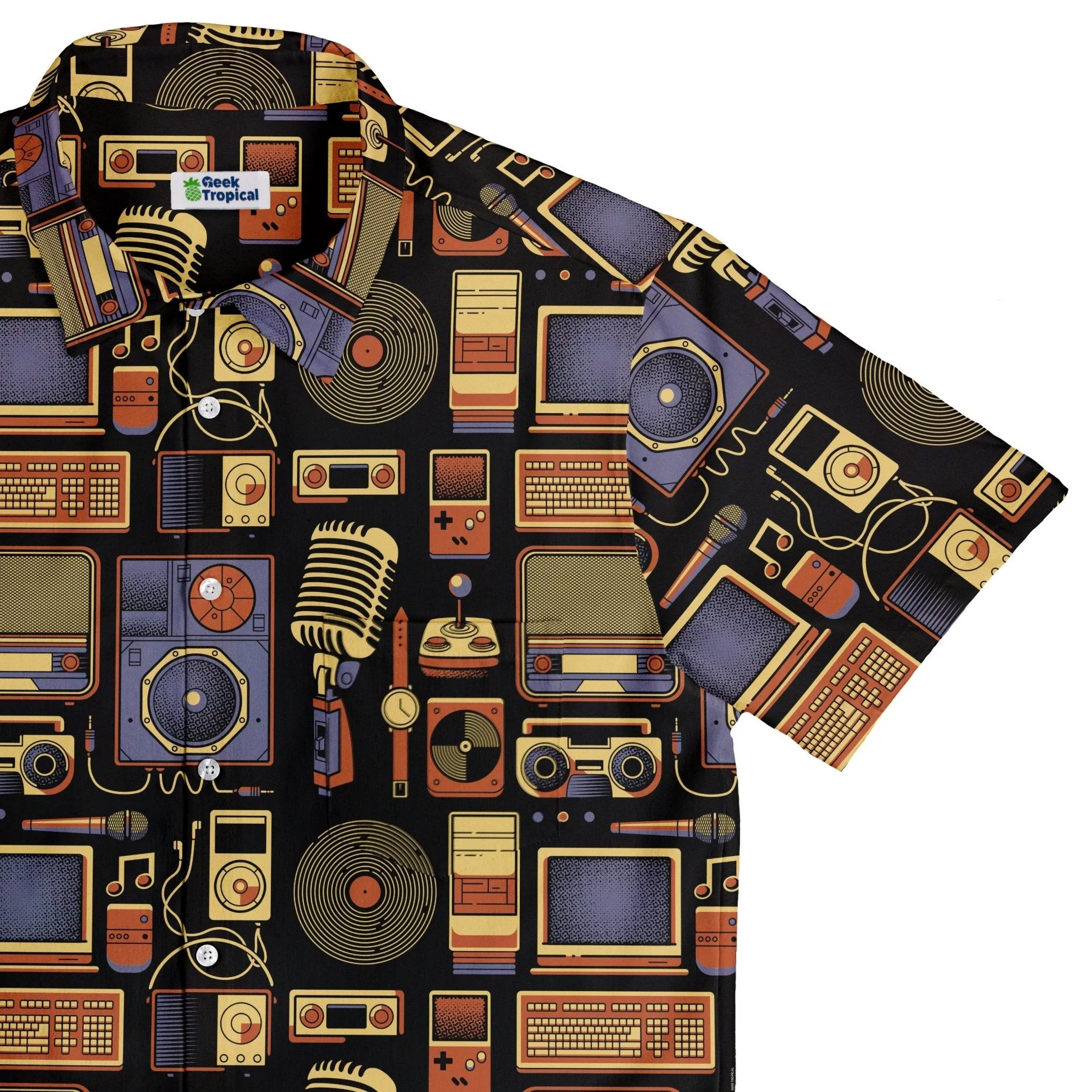 Throwback Tech Button Up Shirt