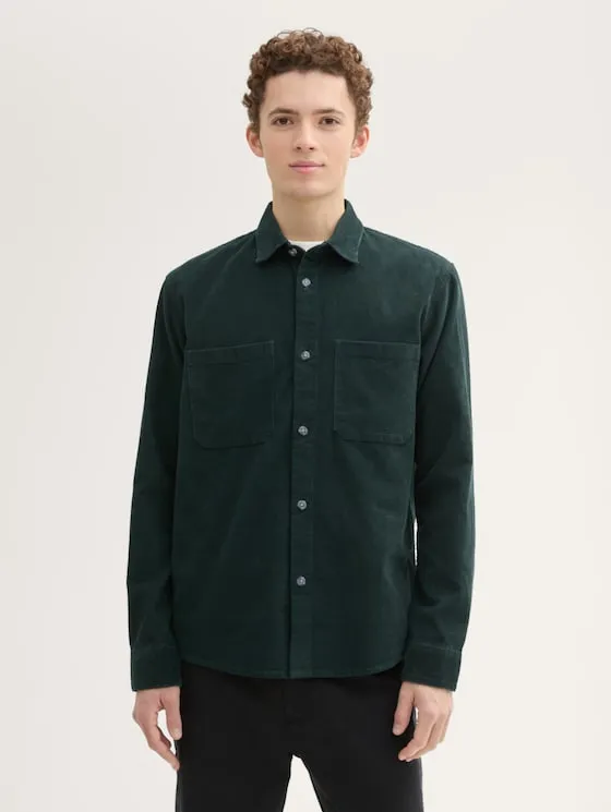 TOM TAILOR - Relaxed Fit Corduroy Shirt - 1042552