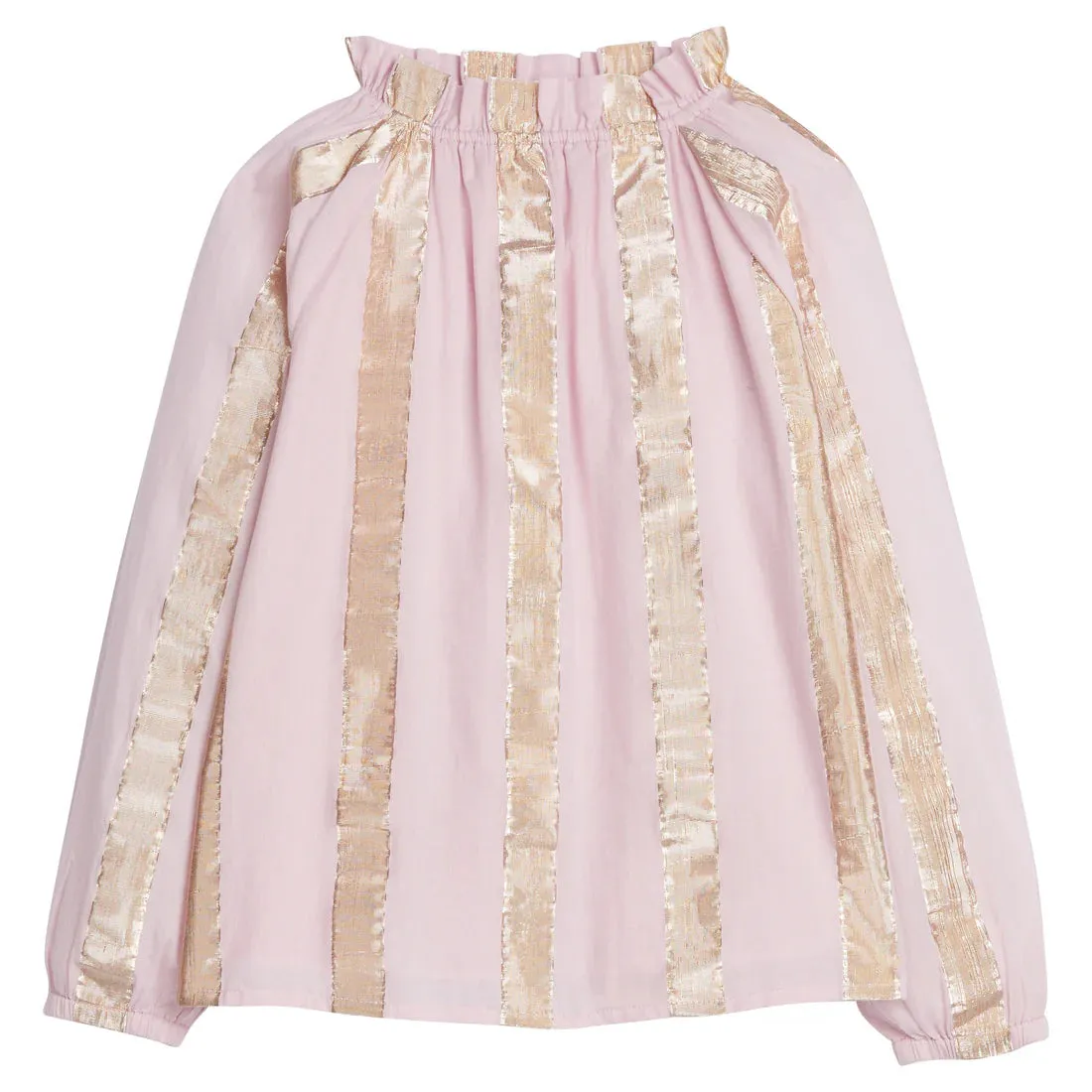 Tory Top - Pink Metallic Stripe