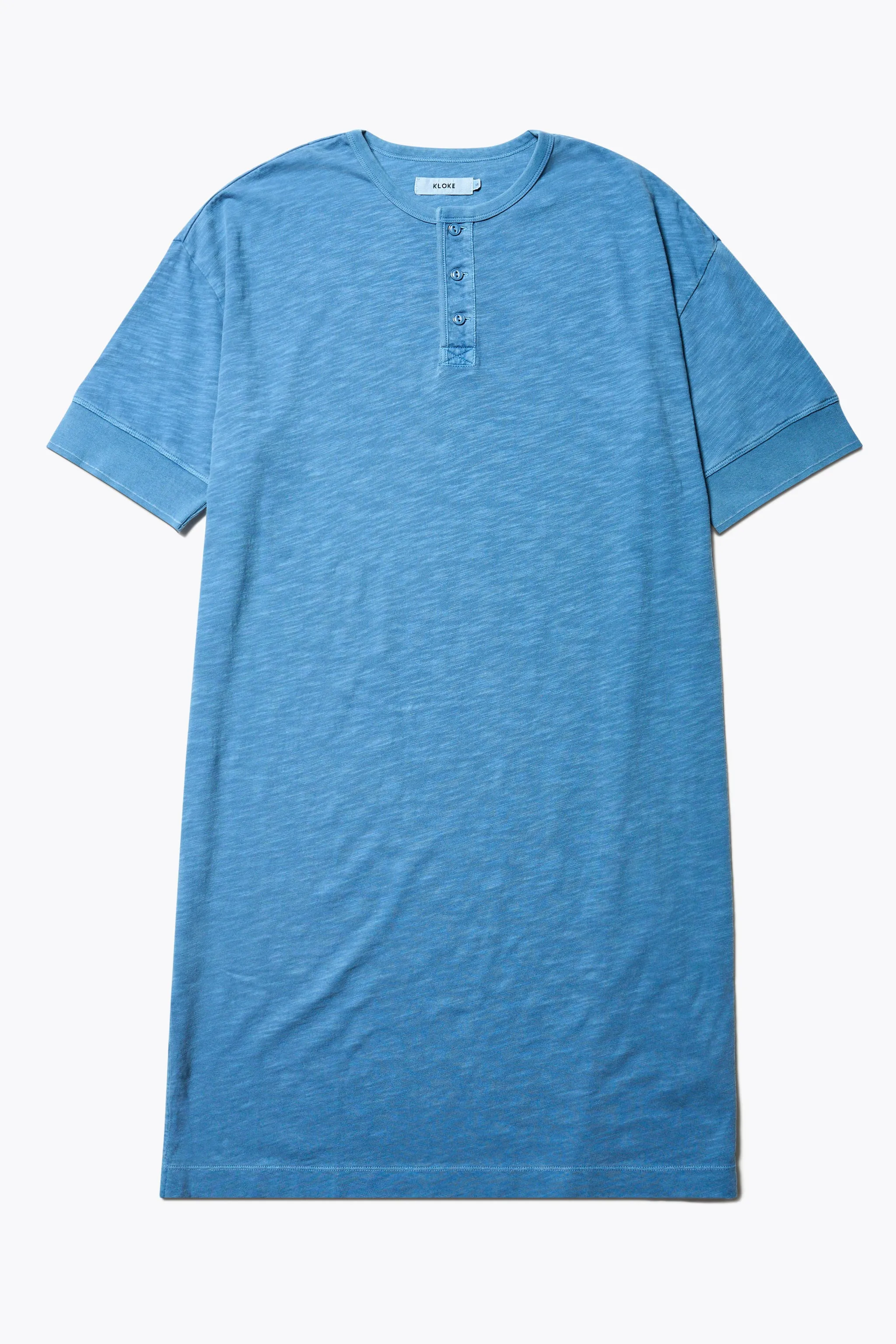 Treatise Henley Dress Blue