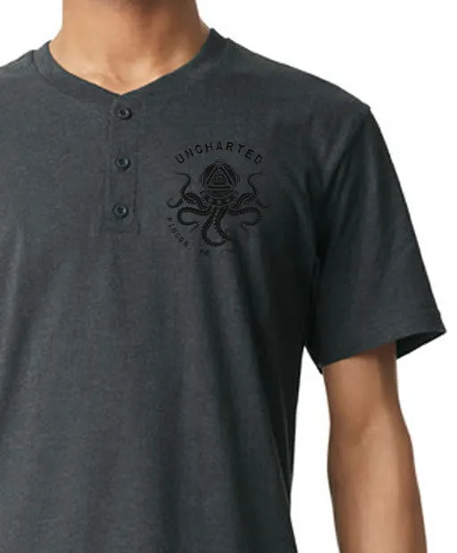 Uncharted Octopus Button Up Henley