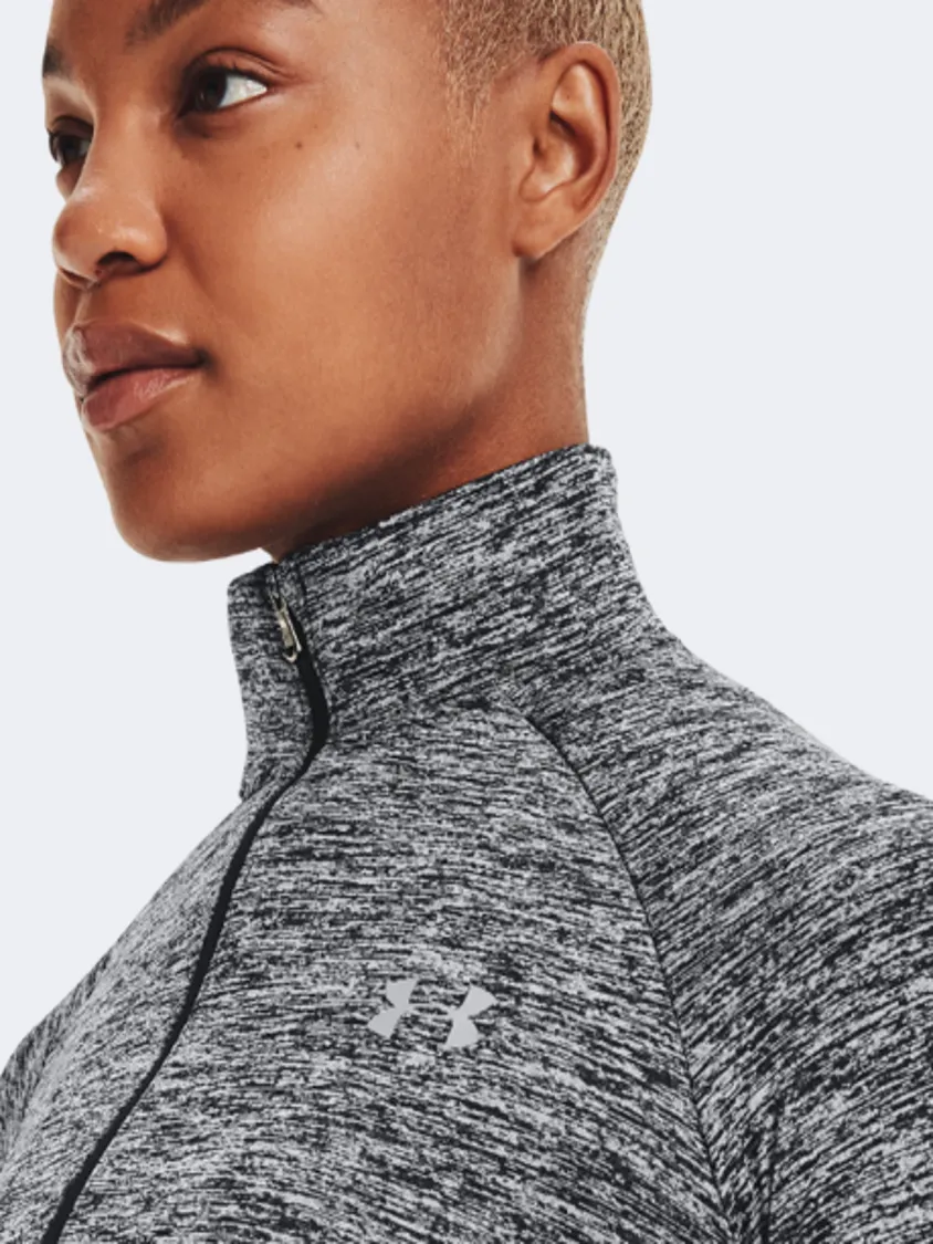 Under Armour Tech™ Twist &#189; Zip Women Training Sweatshirt Black/Silver