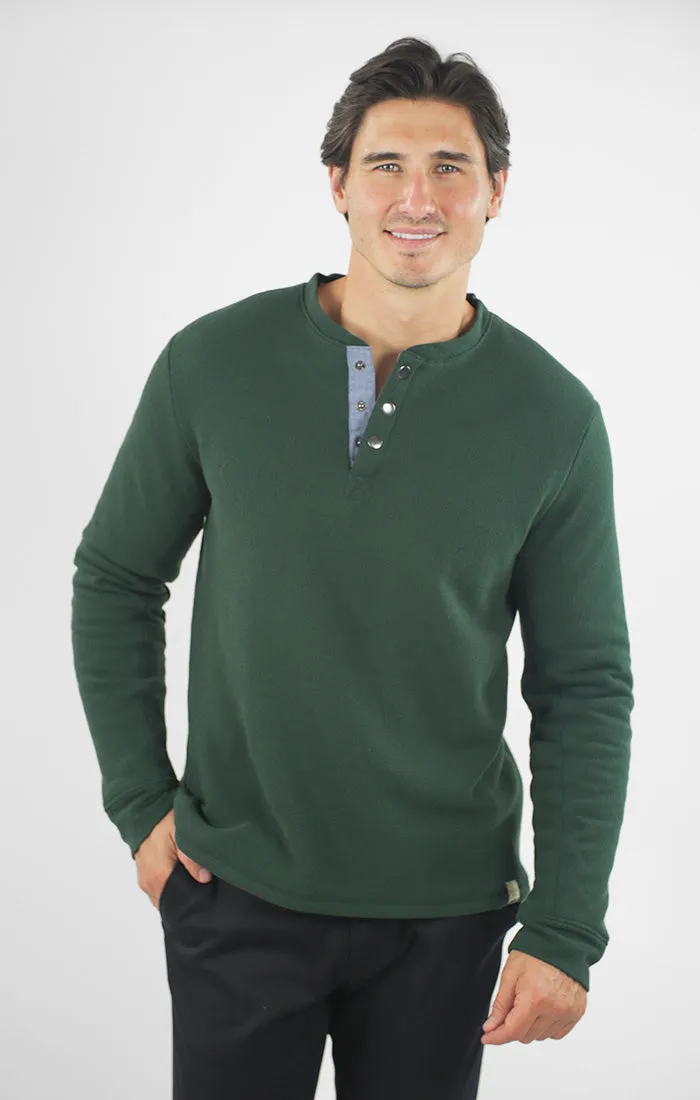 Union Sherpa Lined Recycled Jacquard Henley