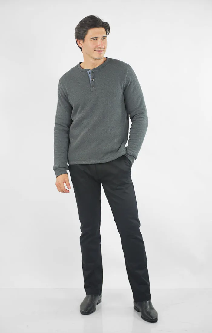 Union Sherpa Lined Recycled Jacquard Henley