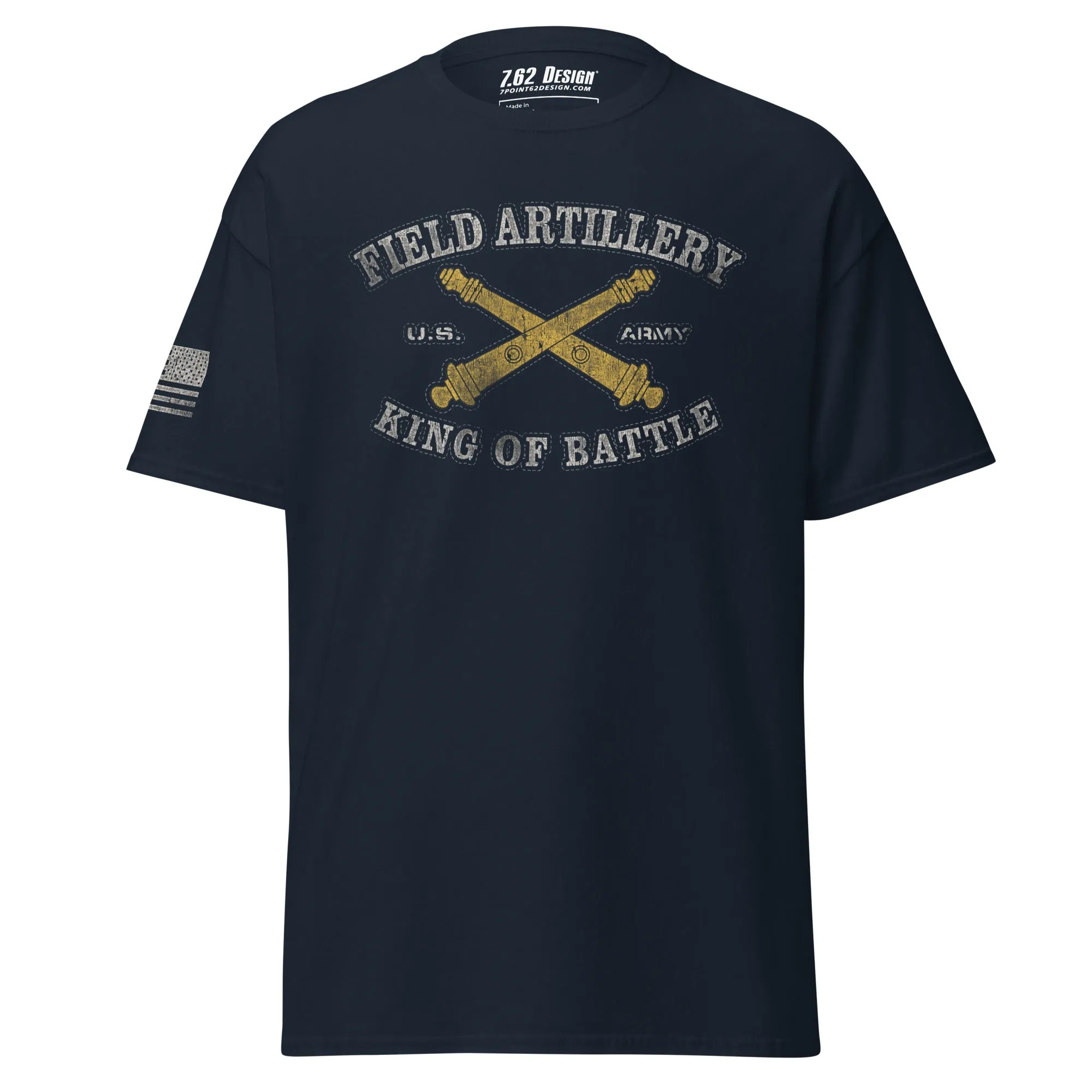 U.S. Army Field Artillery King of Battle Vintage Men's Tee