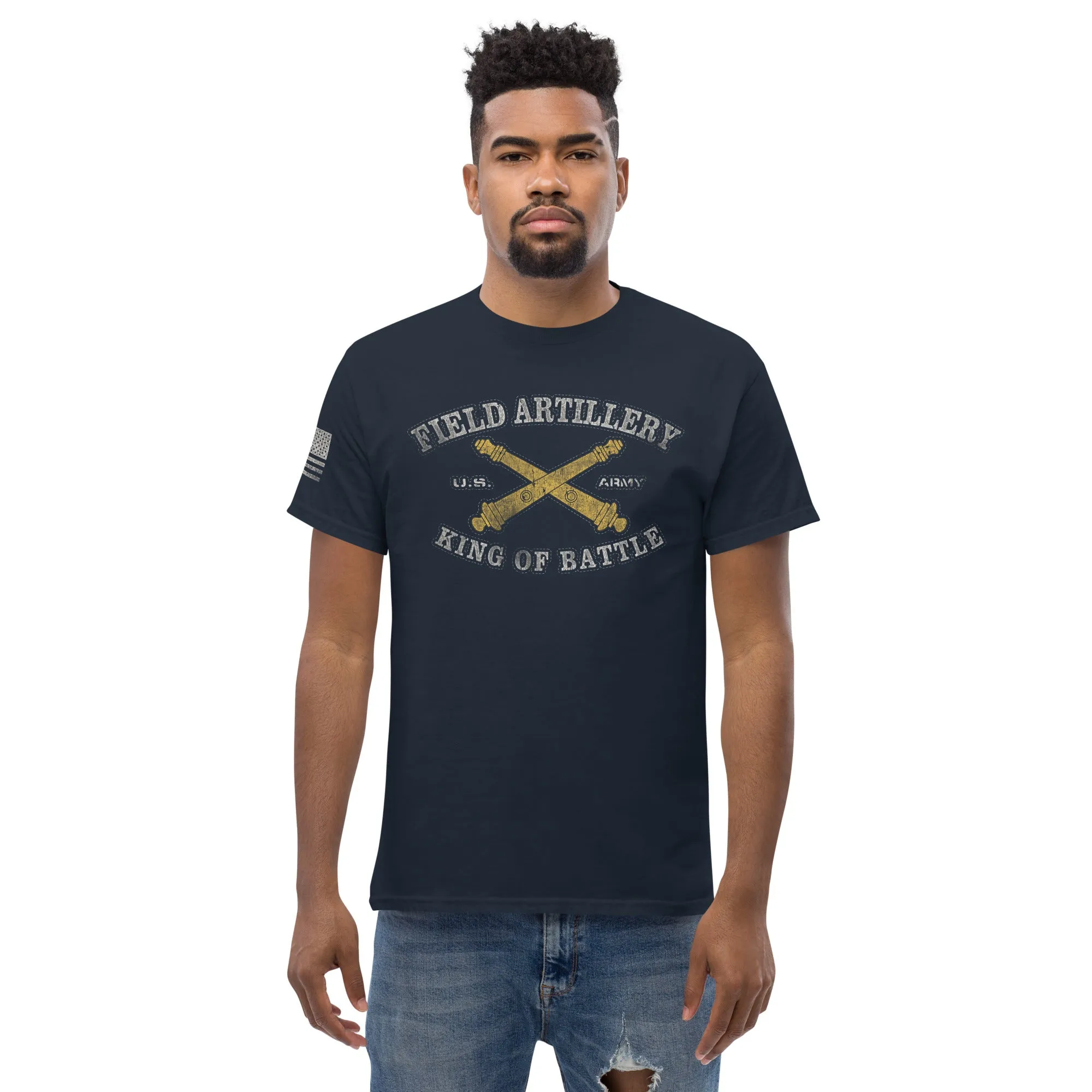 U.S. Army Field Artillery King of Battle Vintage Men's Tee