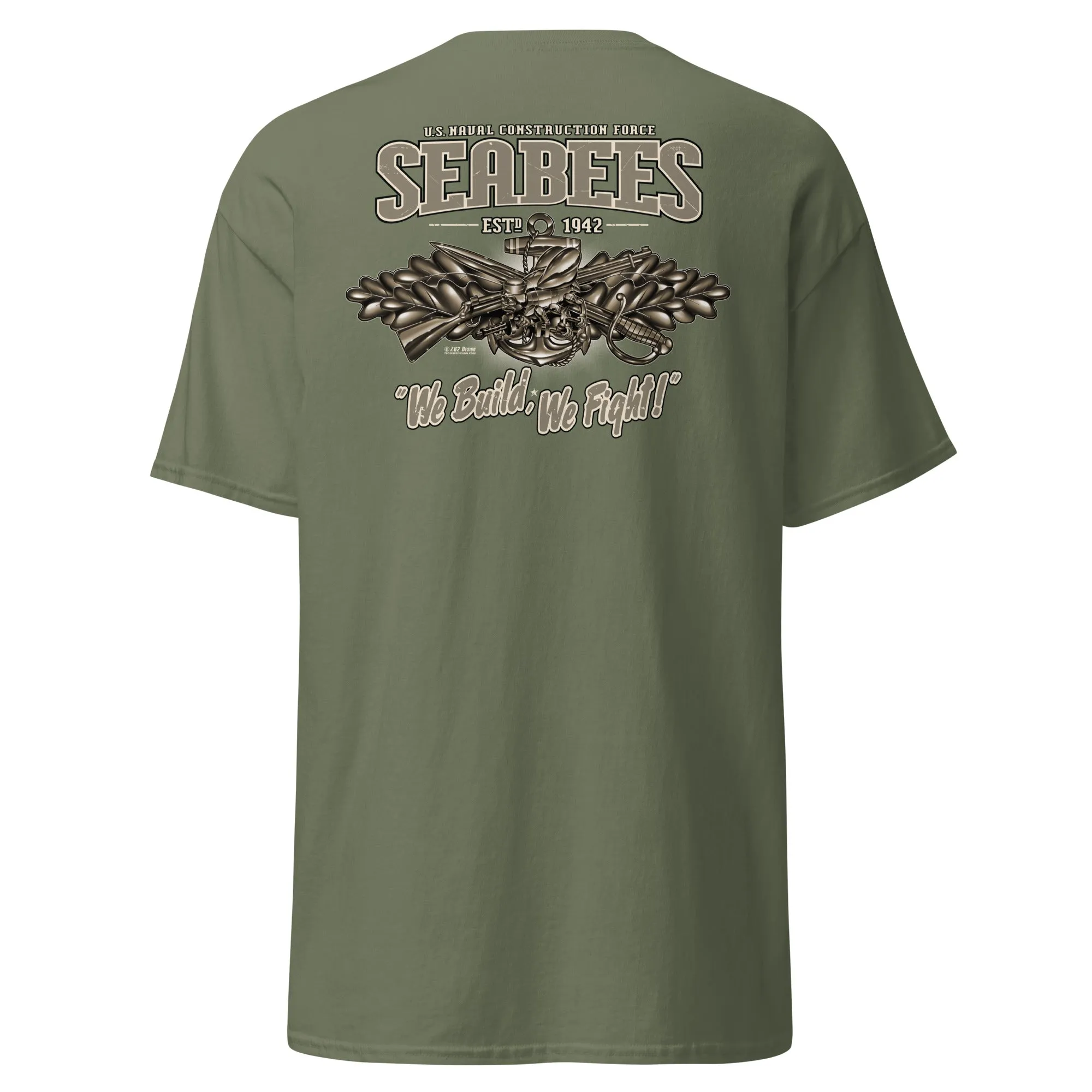 U.S. Navy Seabees Vintage Print-To-Order Tee