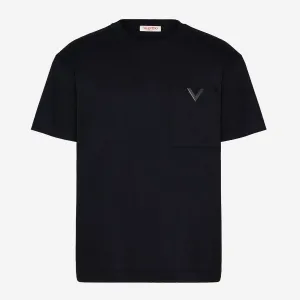 Valentino Garavani Metallic V Detail T-Shirt