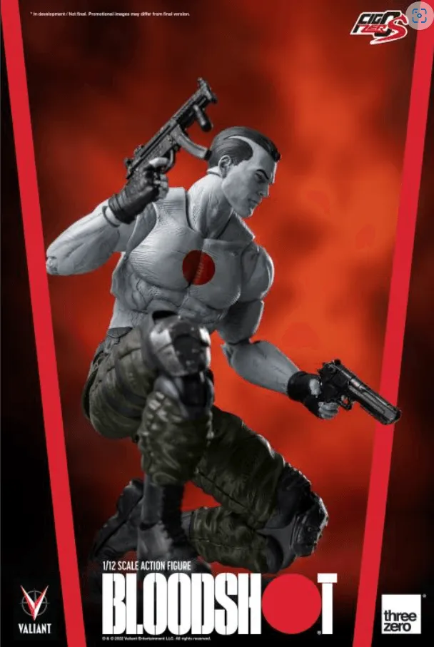 Valiant Bloodshot FigZero S 1:12 Scale Action Figure/ Threezero