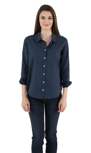 Velvet by Graham & Spencer Claire Patterned Button Up Top