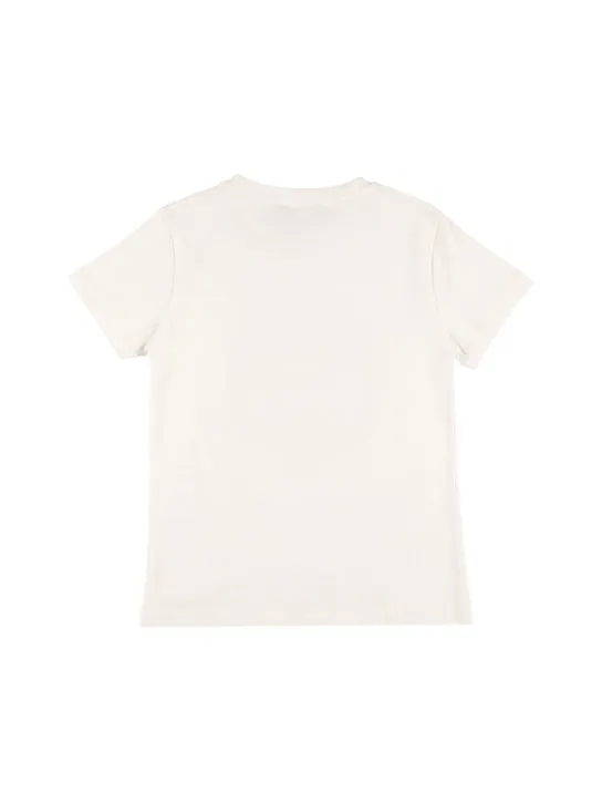 Versace   Embellished logo cotton jersey t-shirt 