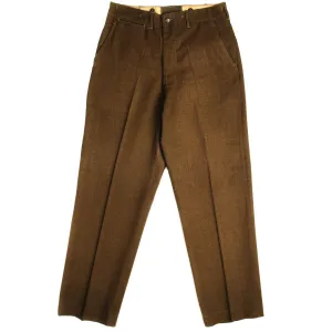 VINTAGE US ARMY FIELD TROUSERS PANTS 1950s KOREAN WAR SIZE W33 L33