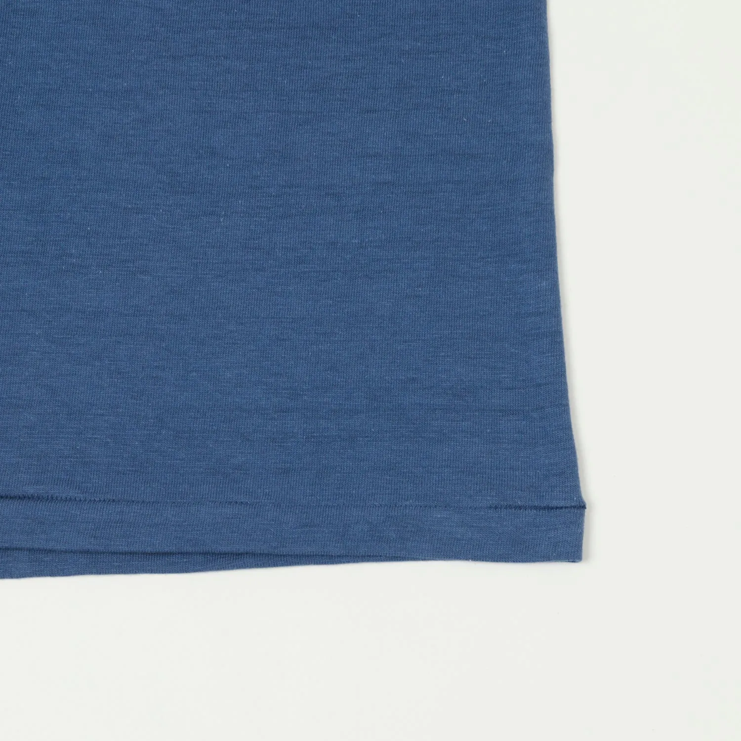 Warehouse & Co 4601 S/S Henley - Faded Blue