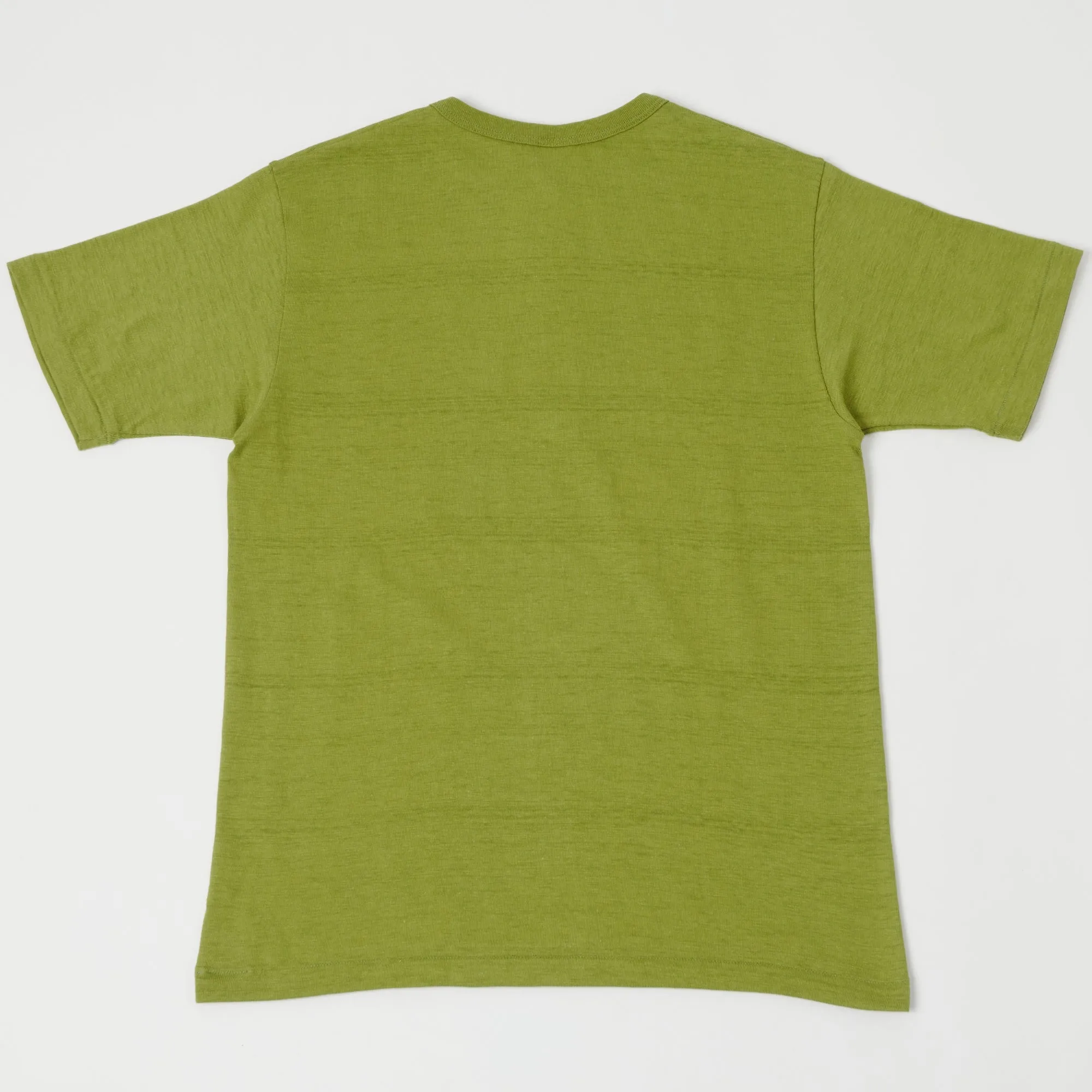 Warehouse & Co 4601 S/S Henley - Grass Green