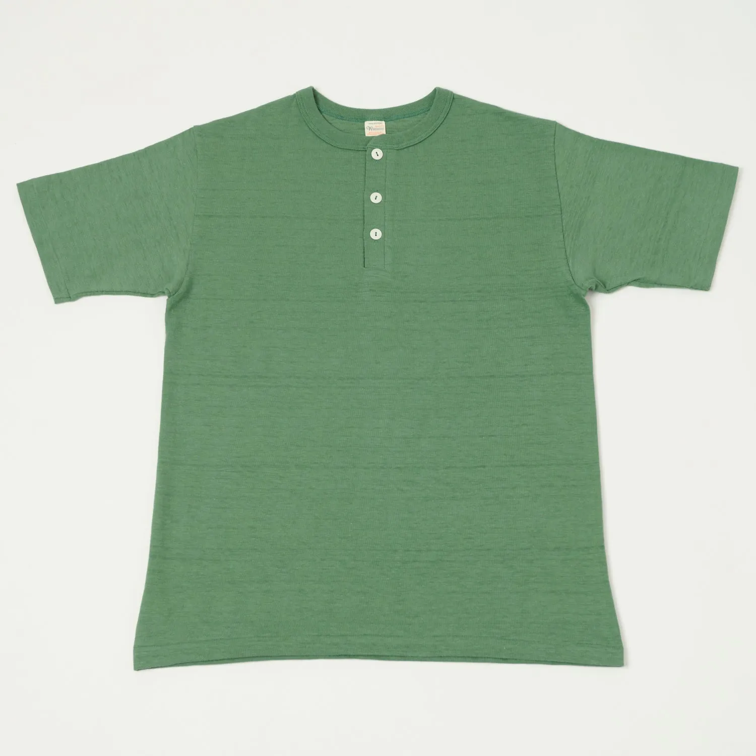 Warehouse & Co 4601 S/S Henley - MC Green