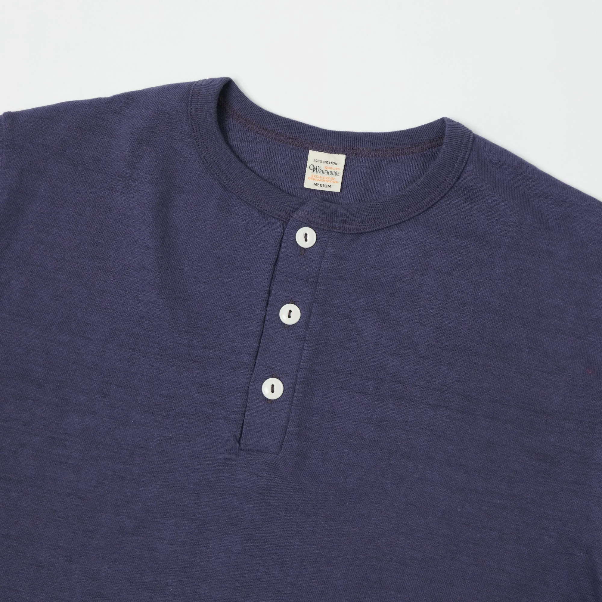 Warehouse & Co 4601 S/S Henley - Navy