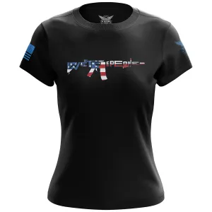 We The People AR Flag Women's Short Sleeve Shirt