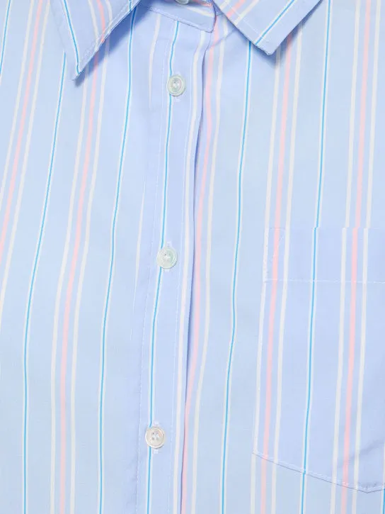 Weekend Max Mara   Bahamas striped cotton poplin shirt 