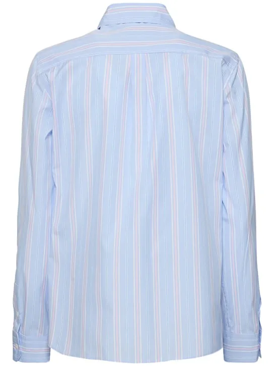 Weekend Max Mara   Bahamas striped cotton poplin shirt 