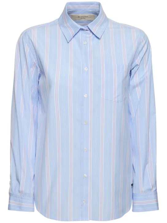 Weekend Max Mara   Bahamas striped cotton poplin shirt 